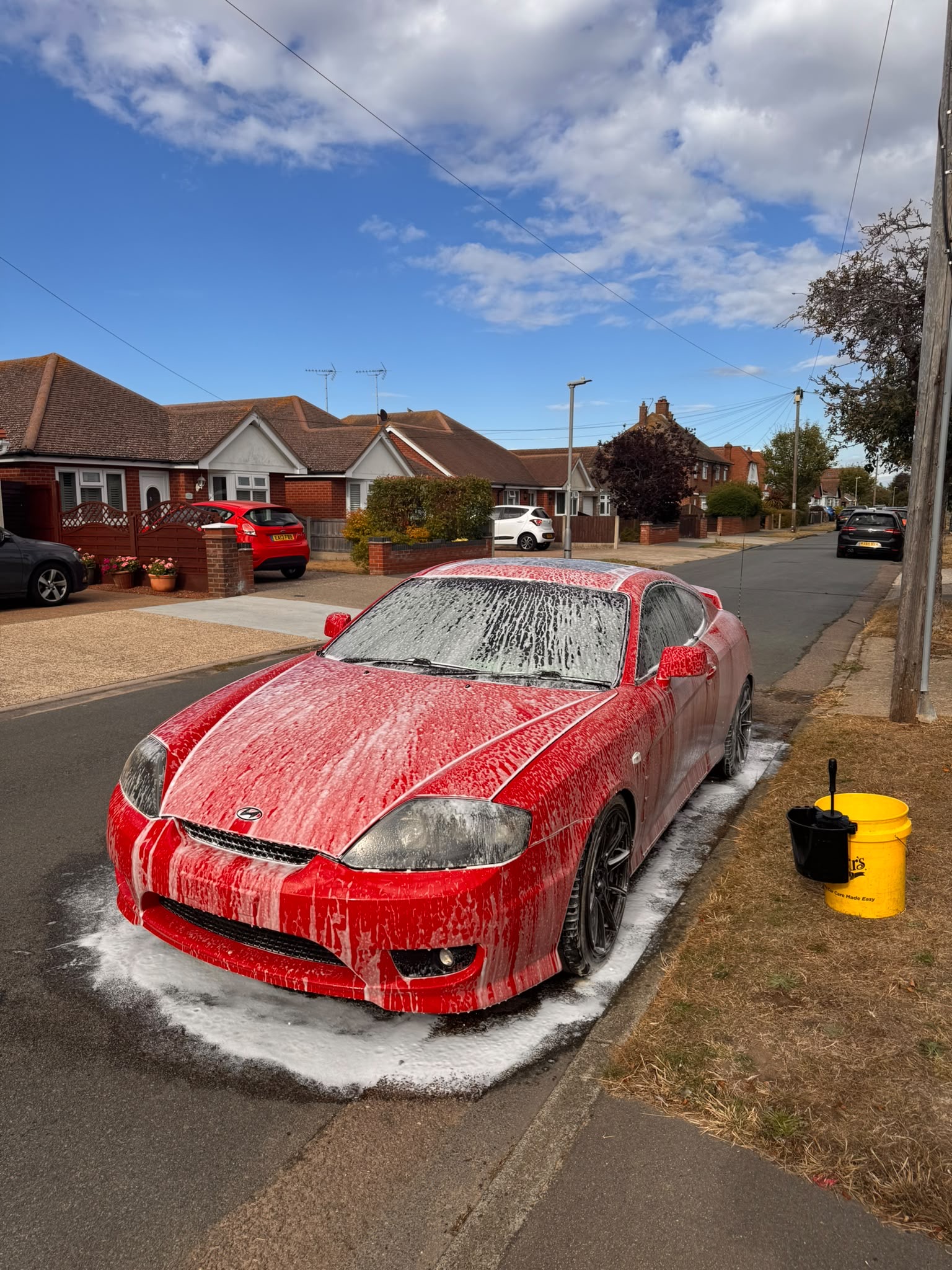 Hyundai Coupe after professional detailing by HWJ Valets