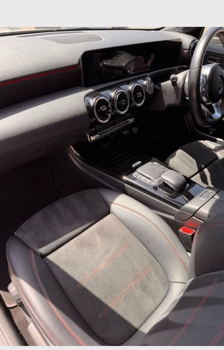 Mercedes-Benz A-Class AMG interior after a deep clean